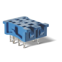 94.34.SMA | 9434SMA | Розетка для монтажа на панель реле 55.32, 55.34, 85.02, 85.04 с металлическим фиксатором; подключение пайкой; 10А