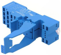 94.54SMA | 9454SMA | Розетка для реле 55.34, 55.32, 85.02, 85.04 и модулей 99.02, 86.30 с раздельными контактами; с металлическим фиксатором; пружинные зажимы; синяя; 10А