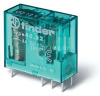 40.52.6.048.0000 | 405260480000 | Бистабильное миниатюрное реле; 2 перекидных контакта 8А (~/= 48В AC/DC)