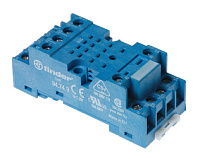 94.72.SMA | 9472SMA | Розетка для реле 55.32, 85.02 и модуля 99.01 с комбинированными контактами; с металлическим фиксатором; винтовые зажимы; синяя; 10А