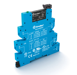 39.11.0.125.0060 | 391101250060 | Интерфейсный модуль реле MasterBASIC; 1 перекидной контакт 6А (~/=  125В AC/DC) - винтовые зажимы