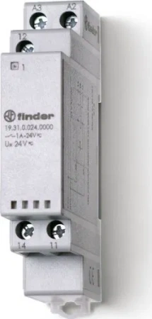  19.32.0.024.0000 | 193200240000 | Цифровой 2-канальный модуль ввода; 2НО контакта 1А (~/= 24В AC/DC) - Ag + Au фото в интернет-магазине ALEV