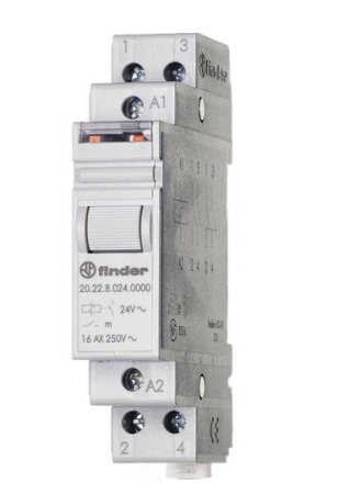  20.22.8.240.4000 | 202282404000 | Модульное импульсное реле; 2НО контакта 16А (~ 240В AC) - AgSnO2 фото в интернет-магазине ALEV